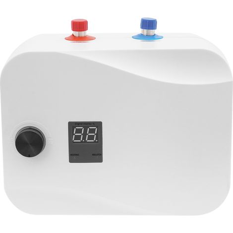 Senderpick – Elektrischer Warmwasserbereiter 3000 W, 6 l, Durchlauferhitzer, 220 V (mit Display) – Wasserauslass oben – Elektrischer Warmwasserspeicher (1/5)