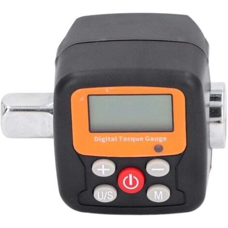 Digitales Drehmomentmessgerät, hochpräziser, tragbarer Drehmomentadapter mit großem, übersichtlichem Display, Hintergrundbeleuchtung und Warnanzeigen, 6–200 (1/5)
