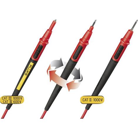 Fluke TL175 cavo di test sicurezza nero rosso 1,50 m