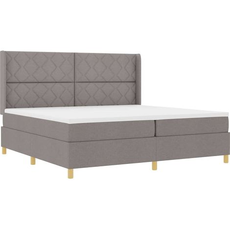 Maison Exclusive - Letto a molle con strisce LED Talpa 200 x 200 cm Tessuto
