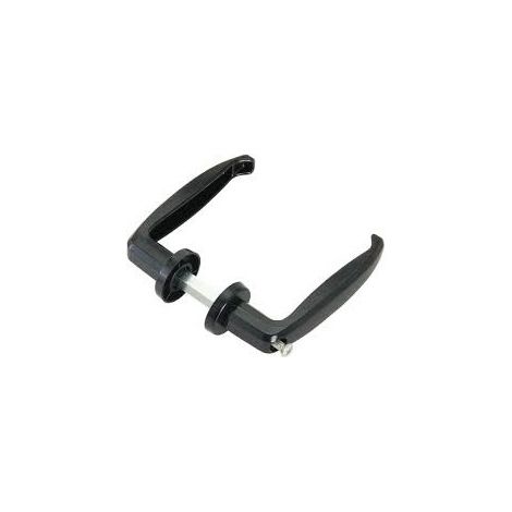 MANIGLIE X PORTA METALLO 355 COMBI - ZAMA VERN NERA VITE IN TESTA MM 40/50 Q8 - 5 pezzi (1/2)