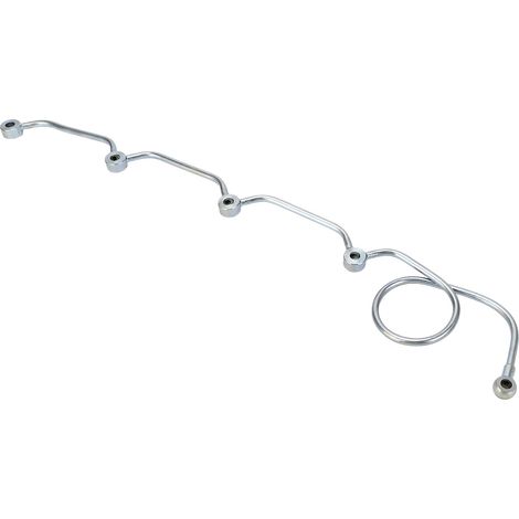 Tuyau de retour d'huile d'injecteur de remplacement en acier inoxydable pour moteur 4BD1 (1/5)