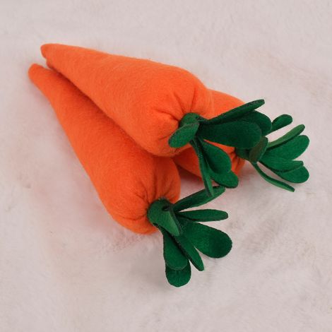 Ornements de Pâques en forme de carottes, décorations de carottes artificielles à suspendre aux murs, fenêtres ou portes (1/5)