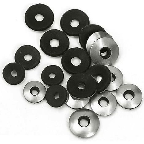Rondelles d'étanchéité avec Joint Néoprène EPDM Pour Vis Auto-Perceuses (M5.5 16mm (50 pcs) (1/4)