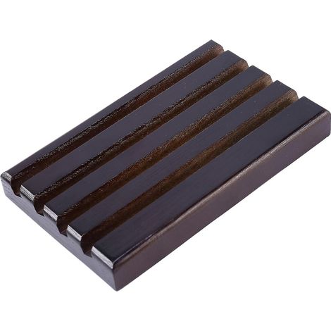Présentoir à pièces de collection, support à pièces en bois brûlé à 4 rangées (1/5)