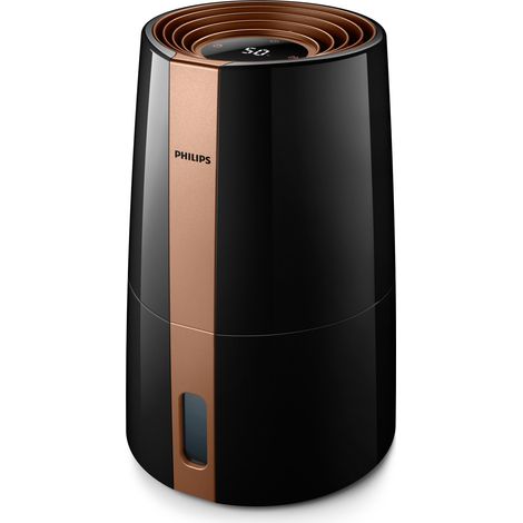 Philips serie 3000 HU3918/10 humidificador negro cobre (1/4)