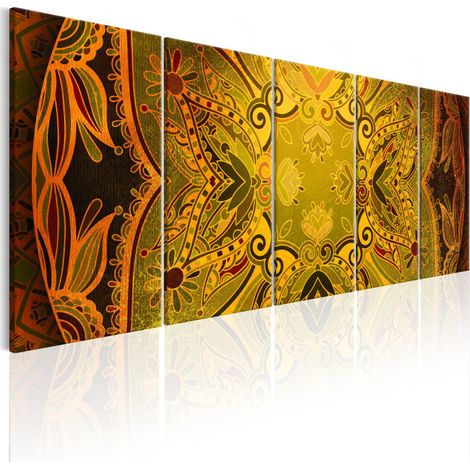 Tableau Imprimé "Mandala : Flowery Wings" 90 x 225 cm (1/2)