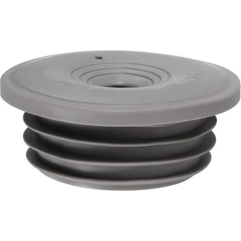 Joint d'Étanchéité pour Tuyau de Vidange. Bouchon d'Étanchéité en Silicone pour Machine à Laver. Bouchon de Vidange Anti-Odeur pour Tuyau d'Égout de 70-75 mm en PVC. Gris (1/5)
