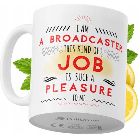 Lustige Tasse für Moderatoren – Kaffee- oder Teetasse mit witzigem Textdesign – ideal für Geburtstage, Namenstage, Feiertage und besondere Anlässe. Hochwertige Tasse für Zuhause, Büro und Arbeit. Farb