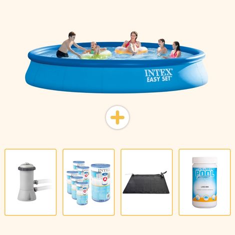 Intex Piscine Easy Set Ronde - 457x84 cm - 5-pièces SCB92 (1/5)