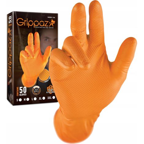 Werkstatthandschuhe Grippaz Nitrilhandschuhe Größe 10/XL 50 Stück (1/5)