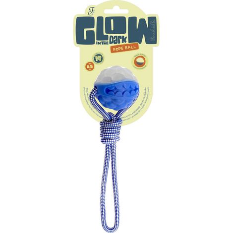 Palla con corda luminescente per cani modello Bubble Ball set 3 pezzi