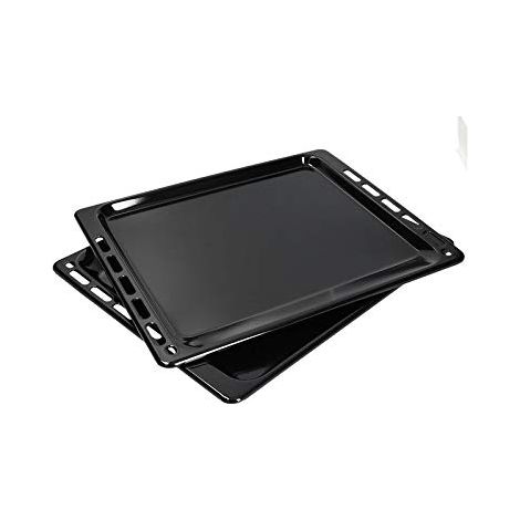 Whirlpool 481241838128, 2 teglie da forno smaltate da 445 mm x 375 mm x 20 mm