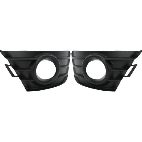 Paire de grilles antibrouillard avant noir, habillage de projecteur anti-brouillard, remplacement pour Citroën C4 2004-2008, kit de 2 pièces (1/5)