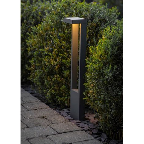 Garden Trading Priors Post Path Mains Modern Garden Light Dark Grey Aluminium (1/2)