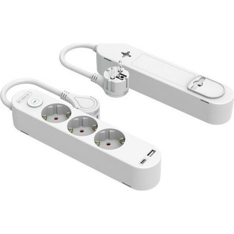 Multipresa con 3 Prese con Interruttore Silver Electronics 48643