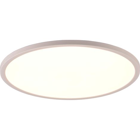 Reality LED Plafonnier Aureo R64371931, plastique blanc mat, avec LED 30 Watt, changement de couleur, télécommande (1/5)
