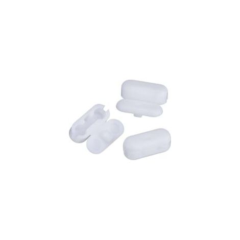 Paquete de 20 clips de repuesto para conectores de cadena de bolas para estores romanos verticales (plástico A) - RAPANDA - Crezuo (1/4)