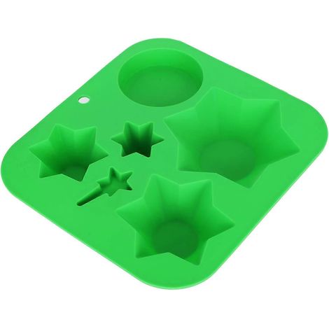 Moules à pâtisserie en silicone, moules à biscuits de Noël, résistants à la chaleur, antiadhésifs, compatibles avec le four et le micro-ondes, réutilisables. (1/5)