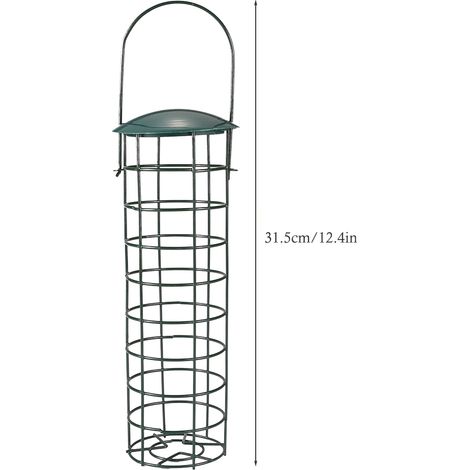 Distributeur de Graines pour Oiseaux en Fil de Fer à Suspendre au Jardin (1/5)
