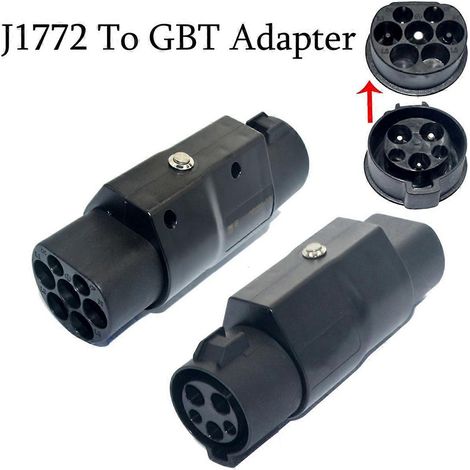 Adaptateur Type 1 vers GBT 32 A 1P / Cet adaptateur permet de charger un chargeur de voiture électrique GBT sur un véhicule électrique de type 1 (J1772). (1/5)