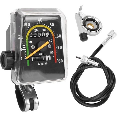 Ordinateur de Vélo Compteur de Vitesse pour Cyclisme VTT Mécanique Étanche
