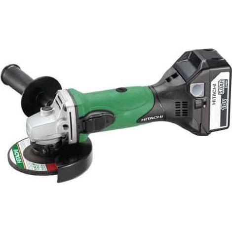 Hikoki – Meuleuse 125mm 18V 5Ah – 2 batteries Li-ion – Moteur Brushless – Grande capacité de coupe 3.2 cm – Chargeur ventilé (1/10)