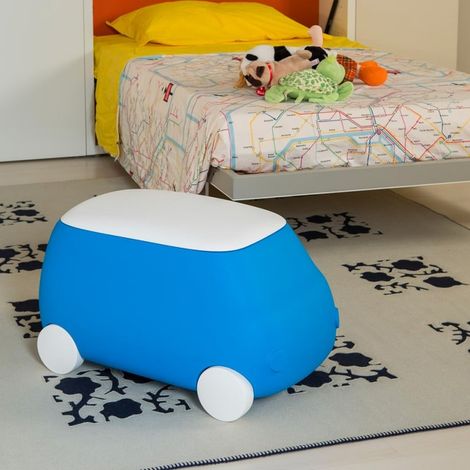 Spielzeug-Transporter für Kinder, Kunststoffräder, Van - Fucsia