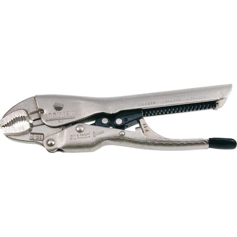 SW-Stahl 41551L Pince à grip automatique 150 mm I Utilisation d'une seule main I Pince à grip automatique à réglage rapide I Réglage continu de la force de serrage I Déverrouillage facile