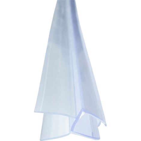 Duschdichtung Schleiflippendichtung Transparent Schleiflippendichtung, doppelte Weichlippe - für 8mm Glasstärke (1/5)