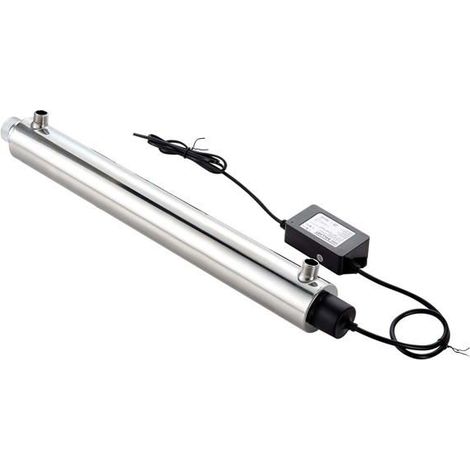 Purificateur d'eau UV 27 W 22,7 L/min, Duoku, filtre universel, avec une construction robuste en acier inoxydable. (1/5)