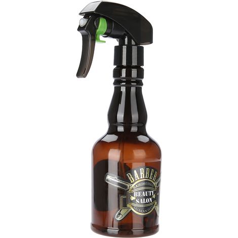 Flacon pulvérisateur coiffure brun - vaporisateur eau cheveux salon coiffeur outil professionnel (1/5)