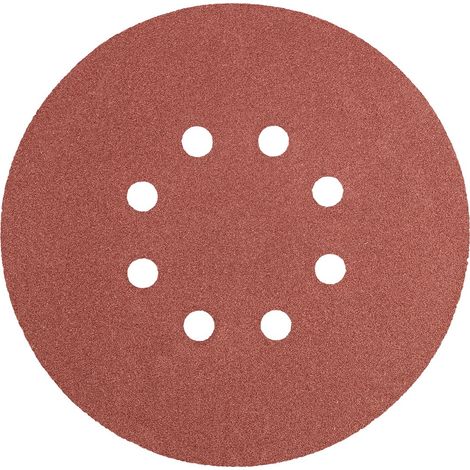 Discos de lijado de grafito K150 150 mm - 5 uds - para lijar madera, metal y plástico