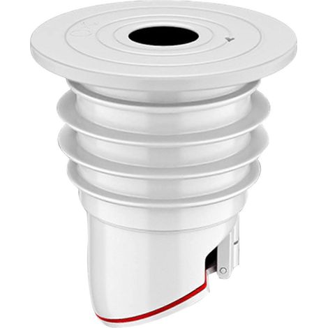 Joint d'étanchéité souple en caoutchouc pour machine à laver, bouchon anti-odeurs automatique, blanc 45–50 mm (1/5)