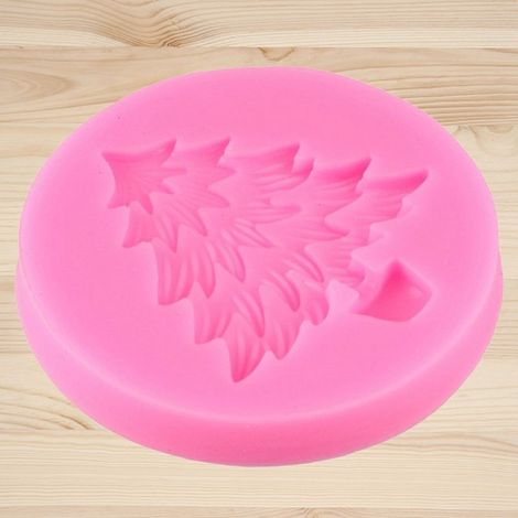 Weihnachtliche Silikonform für Kuchen, Schokolade und Fondant, DIY-Dekorationsform, mehrfach erhältlich, Gebäckform (19) (1/2)