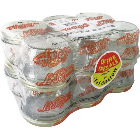 Terrine 100 mm – Lot de 12 – 350 g – Capsules hermétiques pour conservation – Présentation élégante des plats – Le Parfait