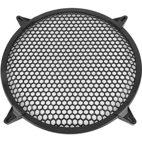 Grille de protection en plastique pour haut-parleur de graves de 12 pouces (30 cm) pour système audio de voiture (1/4)