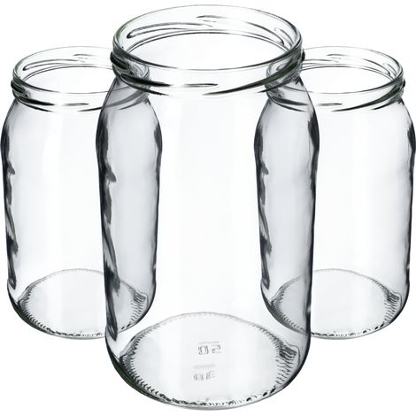 PAC900/82-1 GLASGLAS 900 ml für EINMALUNGEN, GURKEN, HONIG, LIKÖRE, SAUCEN (1/5)