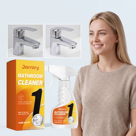 Badreiniger, entfernt Kalk und Seifenreste, reinigt Fliesenflecken, frischer Duft – 120 ml -- DTEKGAZ (1/5)
