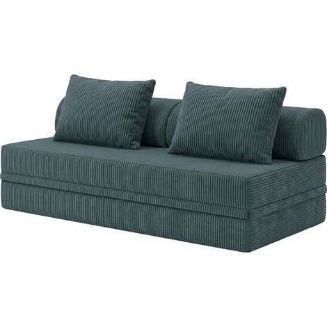 Sofá Modular 3 Lugares Convertível Veludo Regular (1/4)