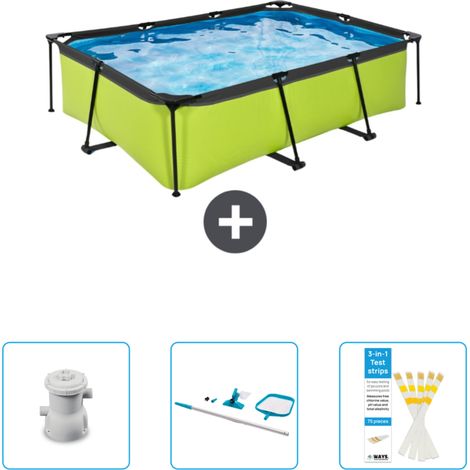 Exit Pool Rechteckig - 220x150x65 cm - 4-teilig  SCB82 (1/3)