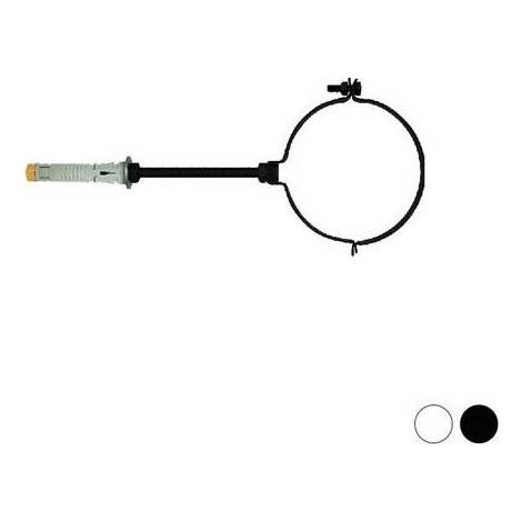 COLLARE CON SNODO PER TUBI FUMO SMOKE Misura: D. 100 Bianco