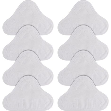 8 Pack Replacement Microfibre Steam Mop Cloths for H2O Mop X5, Washable for Floor Cleaning Covers H20x5 (1/5)