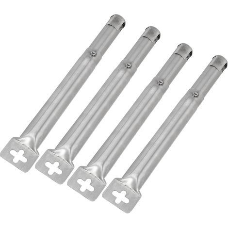 Lot de 4 brûleurs de barbecue en acier inoxydable à longueur réglable, pièces de rechange compatibles avec Brinkman (1/5)