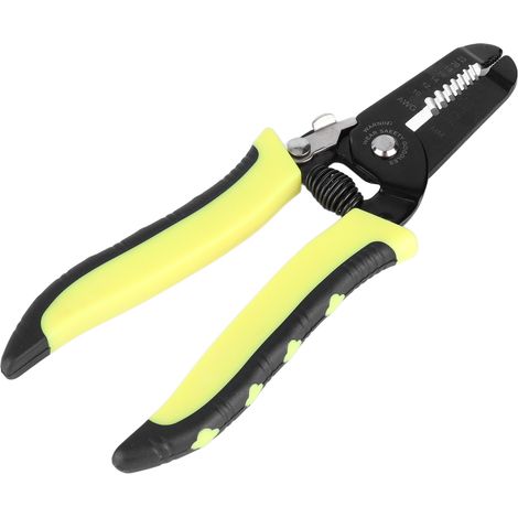 Outil multifonction portable professionnel pour dénuder les fils, sertir les câbles et dénuder les câbles robustes pour plombiers et réparateurs. (1/5)
