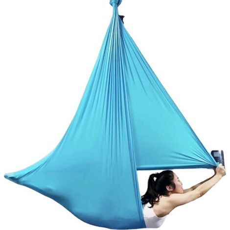 SABIR Balançoire de thérapie sensorielle pour enfants, intérieur-extérieur 360 ° Hamac pour enfants balançoire élastique thérapie étreinte chaise suspendue (1/4)