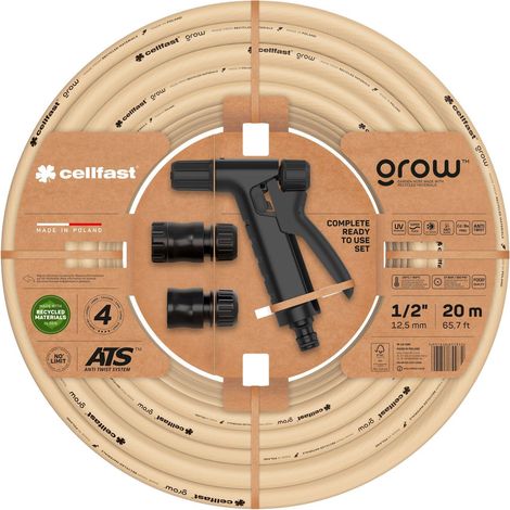 Grow Gartenschlauch-Set 20 m (1/2" 12,5 mm) (1/5)