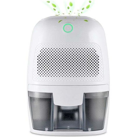 Deshumidificador eléctrico de 600 ml, deshumidificador de aire, absorbente de humedad, tanque de agua, mini deshumidificador portátil para el hogar, baño, dormitorio, oficina, armario y cocina. (1/4)