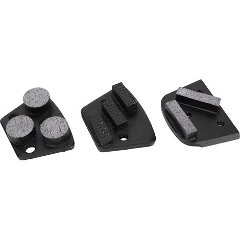 Set mit 3 Diamant-Schleifscheiben für Bodenpoliermaschinen zum Polieren von Beton- und Epoxidböden (1/5)