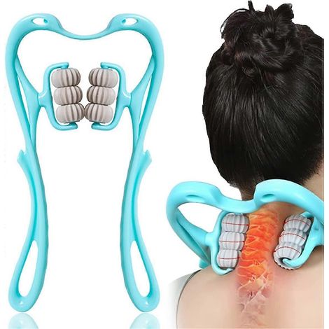 Massage de la nuque - Massage Shiatsu pour soulager les douleurs cervicales - Massage de la nuque à domicile ou au bureau pour soulager les douleurs cervicales chroniques et les migraines.-AquaForge (1/5)